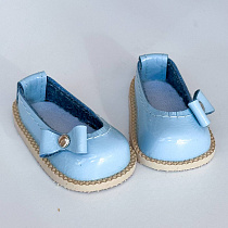 Туфли  для Paola Reina,  натуральная кожа, голубые, лак